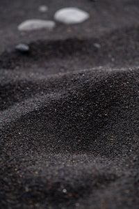 Sable volcanique noir