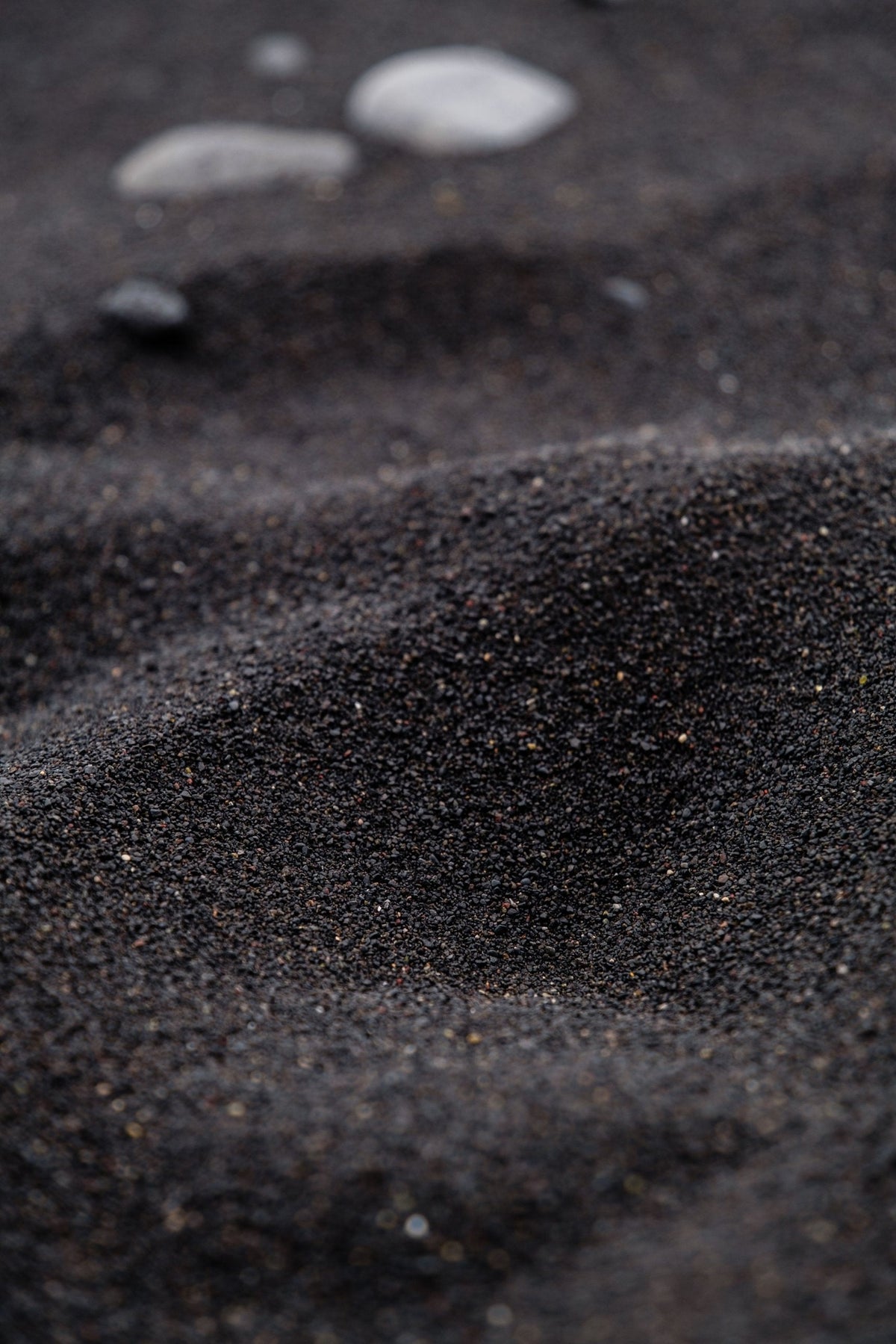 Sable volcanique noir