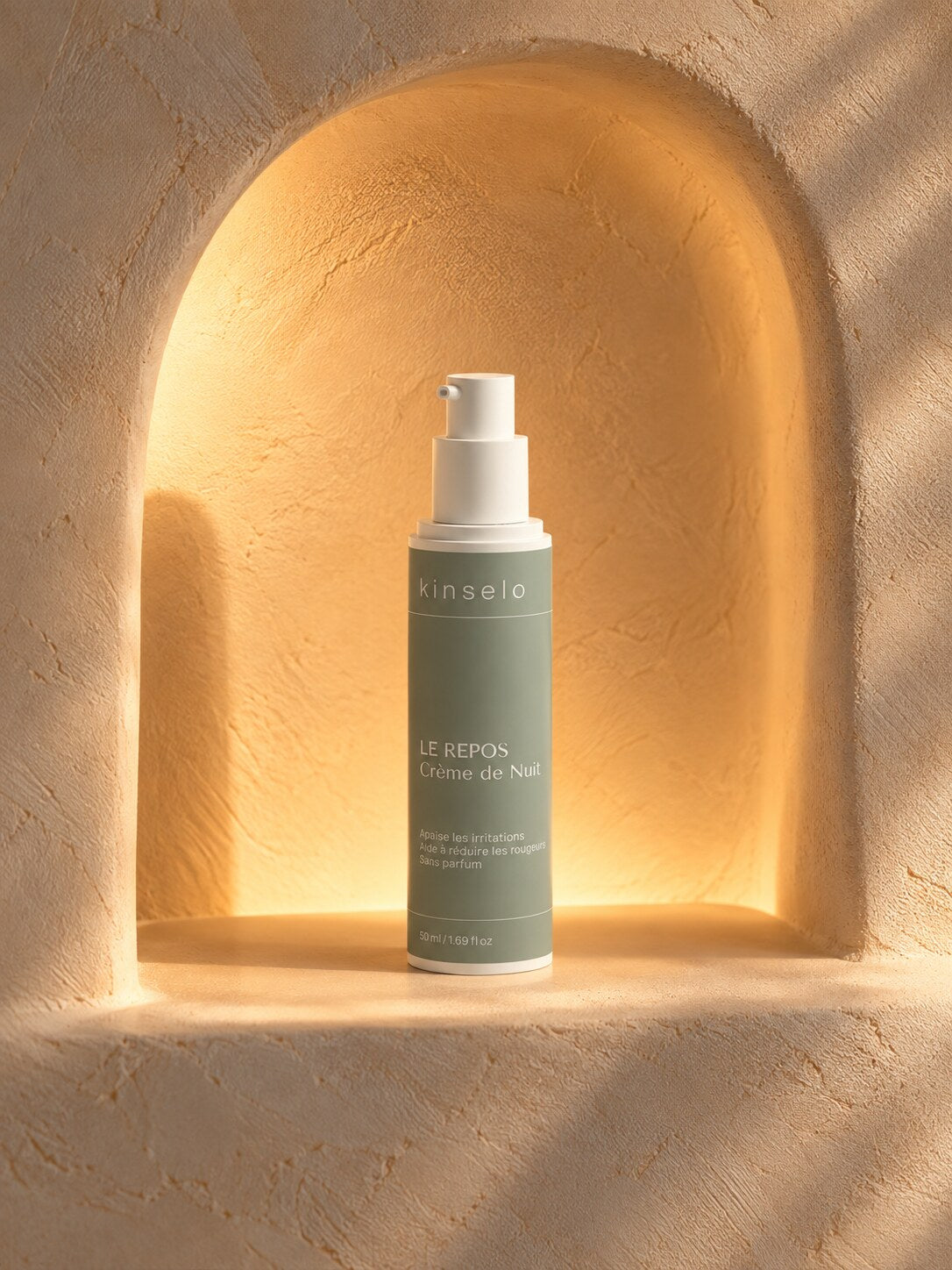 Le Repos - crème de nuit apaisante sans parfum, flacon